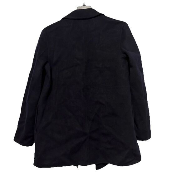 Theory Sileena Nocturne Navy Winsome 2 double face wool coat MEDIUM NWT $595 - Picture 5 of 10